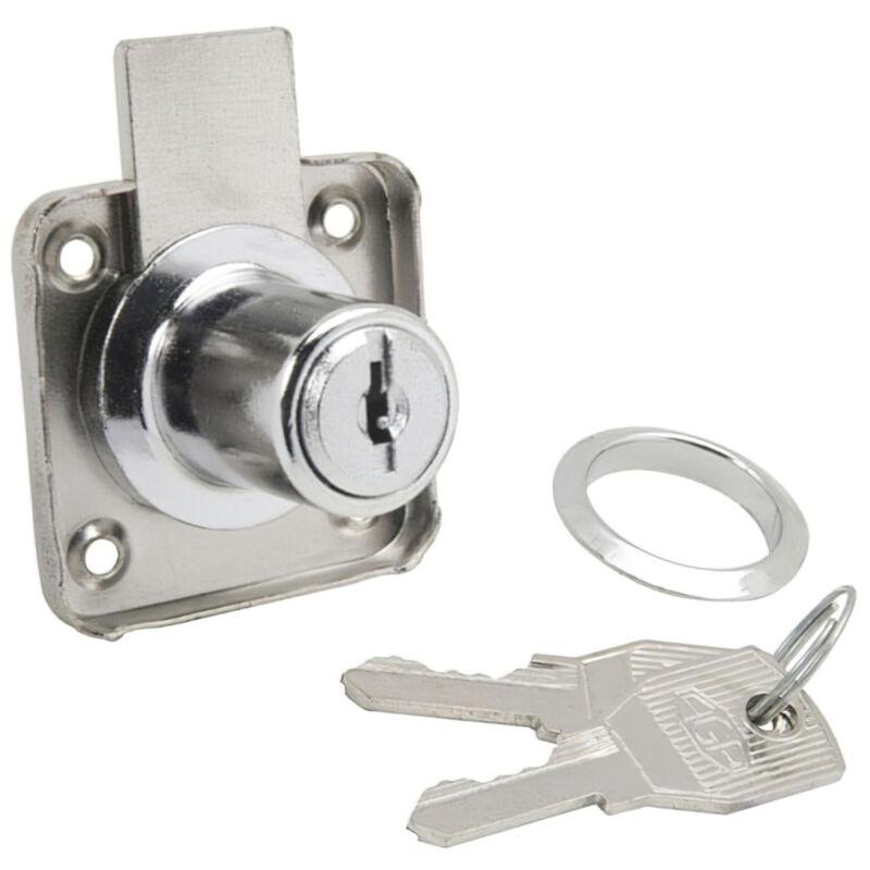 Möbelschloss für Schublade 361/25 Verchromt