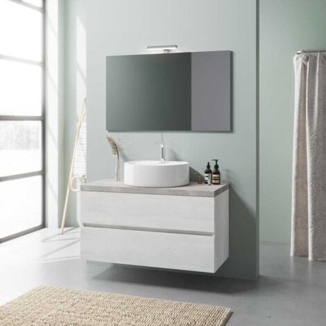 Möbelset Für Das Badezimmer 100Cm  X 46 Cm, 4-Teilig  Elba