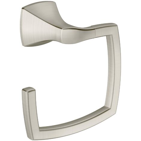 Moen YB5186BN - Anello per asciugamano da bagno, in nichel spazzolato