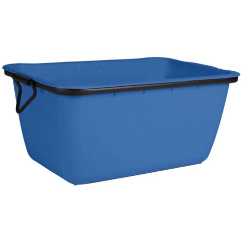 Mörtelkübel 200 l, blau, kranbar