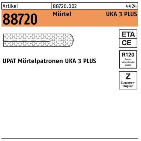 Mörtelpatrone R 88720 f.UKA 3 PLUS M 10 Polyesterharz