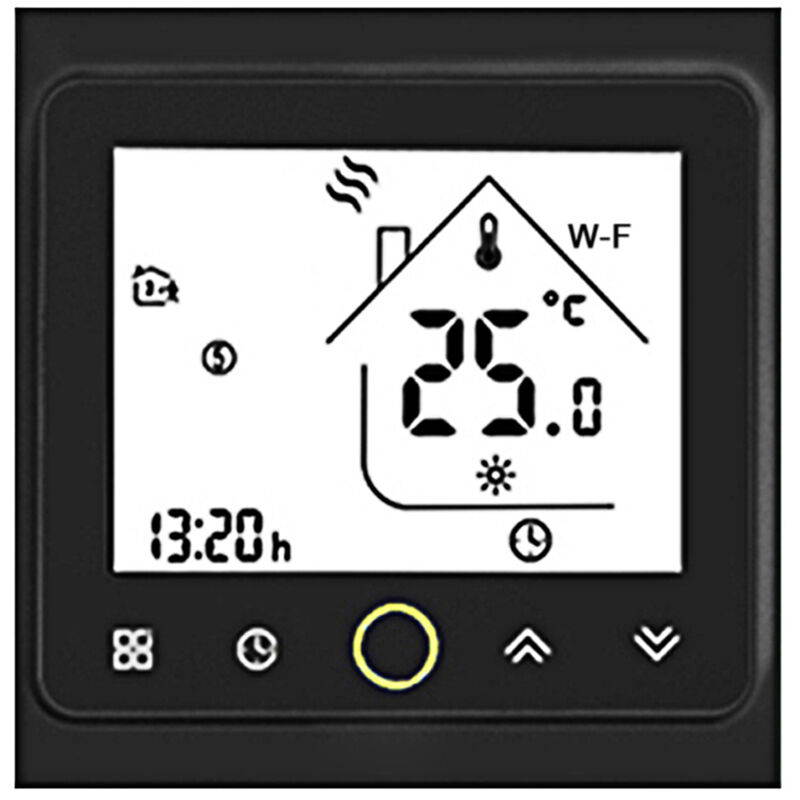 

MOES, controlador de temperatura del termostato wifi, 5A para Alexa / Google Home, negro