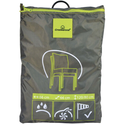 Moia Greenwood Cover Pila 4 Sedie 66×66 H120 Poliestere Impermeabile