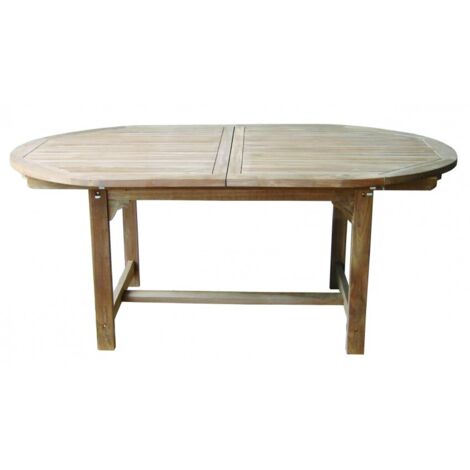 Moia Tavolo Alicudi in Teak Ovale Allungabile - 180x240 cm