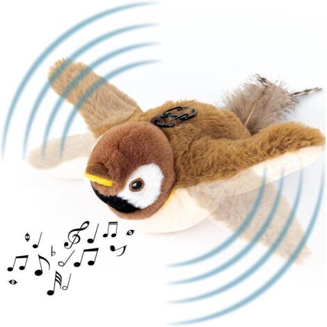 moineau Mobile Interactif Jouet Pour Chat Lectrique Avec Herbe  Chat Jouet Pour Chat/chat/jouet En Peluche Lavable Pour Chat Avec Coussin Menthe +