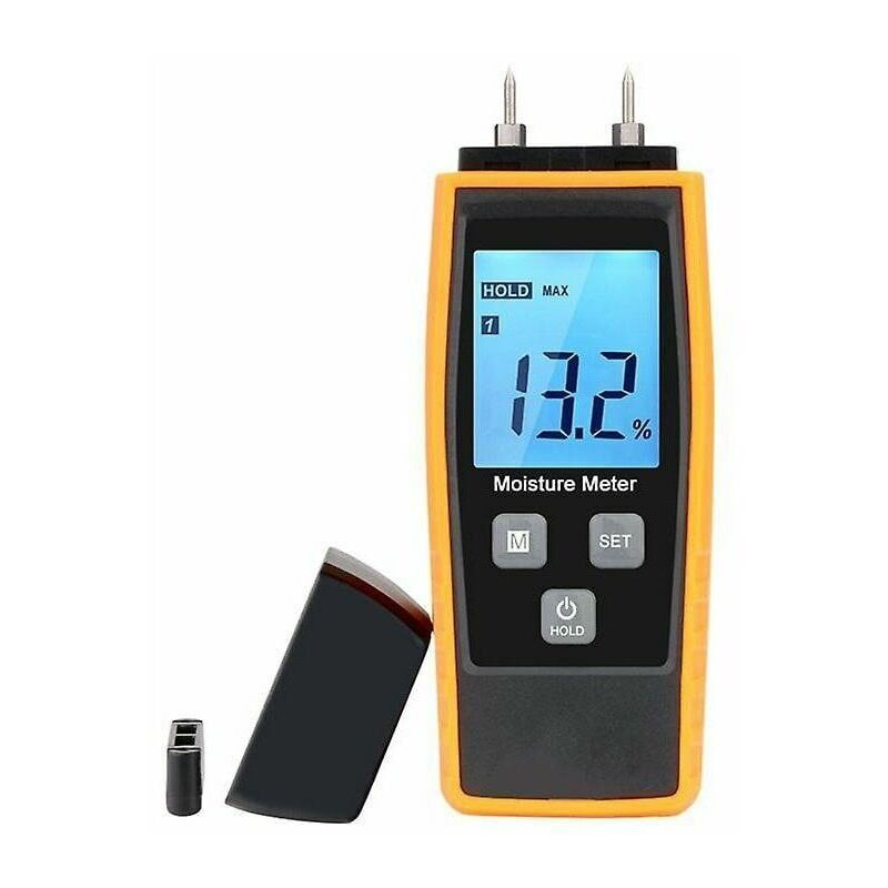 Moisture Tester, Wall and Wood Moisture Tester, Leak Meter, Humidity, Cement Mortar, Water Content Detector with lcd Display