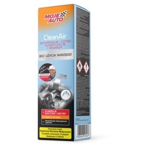 Moje Auto - Clean Air Arctic : Désodorisant pour climatisation de voiture, 150 ml