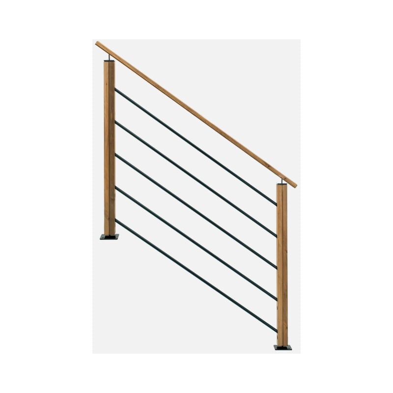 Kordo - moka Tubes - Kit garde-corps pour escalier en bois