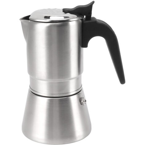 Mokkakanne aus Edelstahl 304 für Filterkaffee unter Druck, Cold Brew, Kaffeemaschine für Zuhause mit einzigartigem Ventil