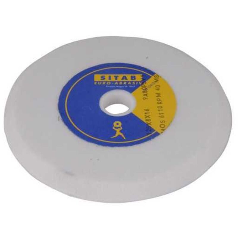 Mola abrasiva 125X 8 F.16,0 Gr 80 bisel Sitab
