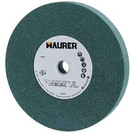 Mola Abrasiva al Carburo di Silicio Misura 200X20X20 mm Grana 80 Maurer
