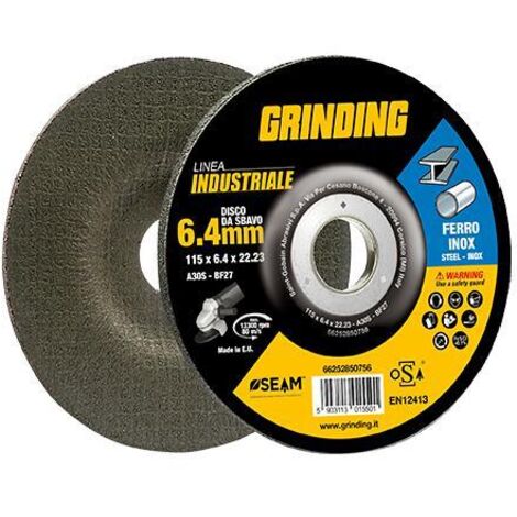 MOLA ABRASIVA DA SBAVO 'GRINDING LINEA INDUSTRIALE' ø 230 x 6,8