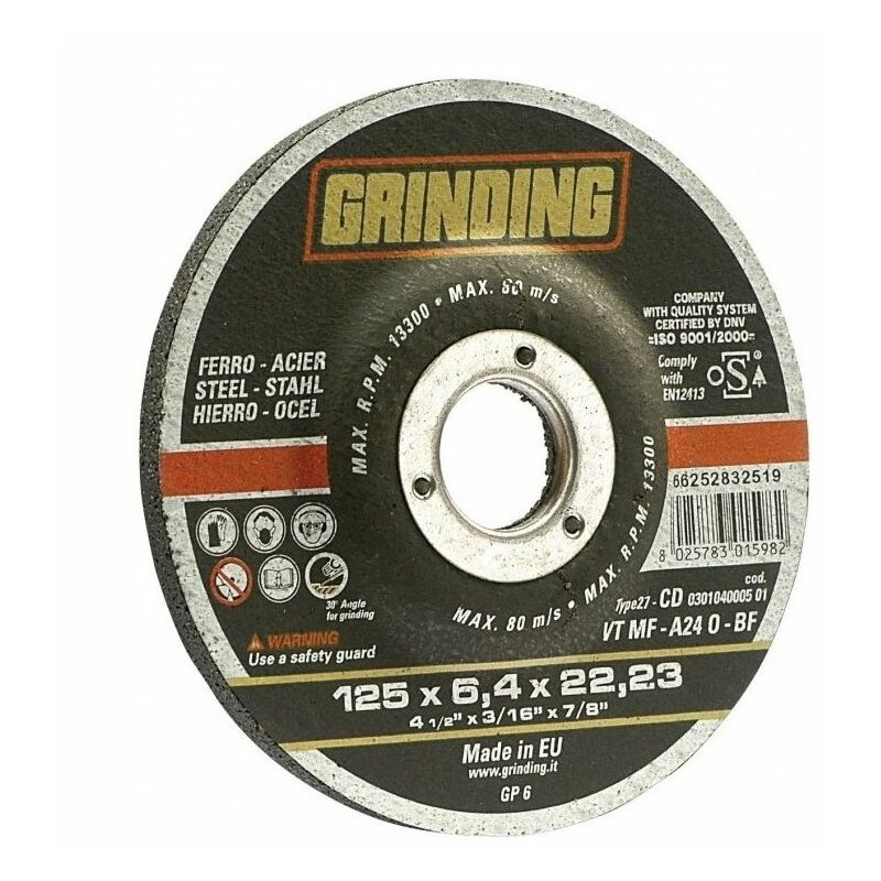 Grinding - Mola abrasiva da sbavo per materiali