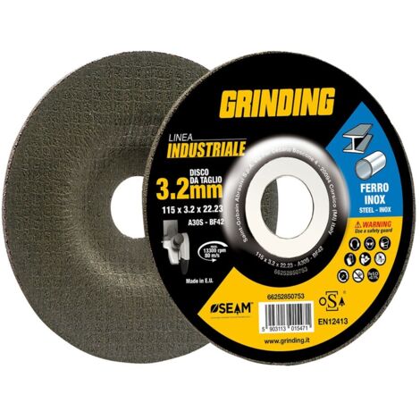 MOLA ABRASIVA PER FERRO 'GRINDING LINEA INDUSTRIALE' ø 115 x 2,4