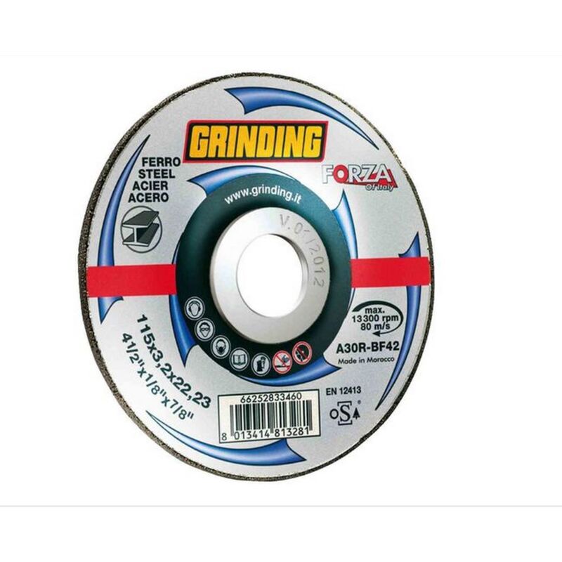 Mola abrasiva per inox/ferro ø 115 x 1,6