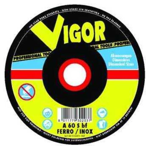 Mola abrasiva Vigor Special Acciaio-Inox Piane 230x2x22