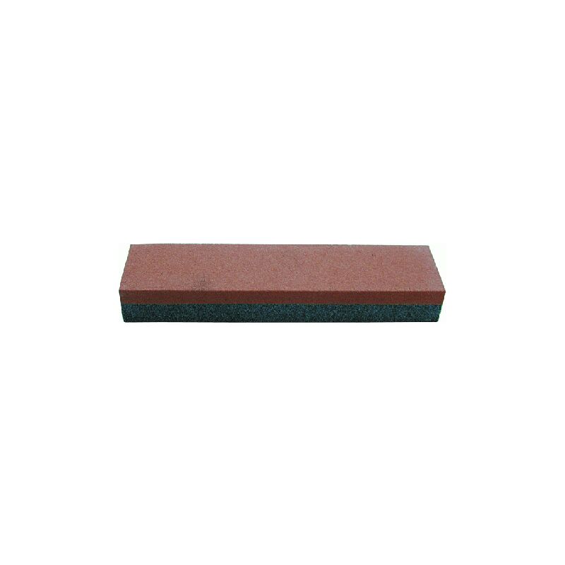 Image of Inferramenta - mola pietra affila utensili doppia grana al corindone 100x25x13 mm per limare affilare