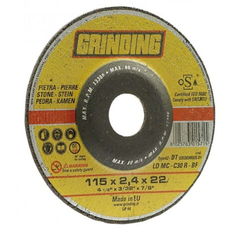 MOLA TAGLIO PIETRA CEMENTO MATTONI LD MC GRINDING 230X3,2MM