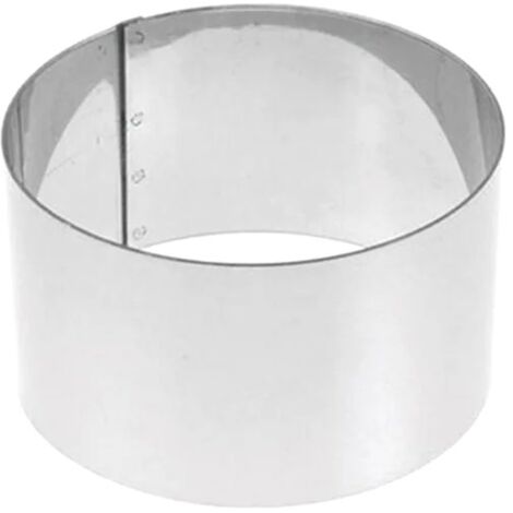 MOLDE COCINA REDONDO INOXIDABLE 8x4 CM