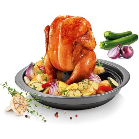Molde con soporte Delicia para asar pollo - Ø 33 cm