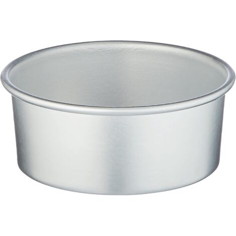 Molde cónico para hornear con borde elevado, revestimiento antiadherente, para pasteles de mousse, fabricado en aluminio, 18 x 18 x 8 cm.