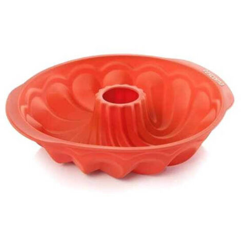 Molde de silicona para budín con cono bajo de 24 cm - Tescoma 629410