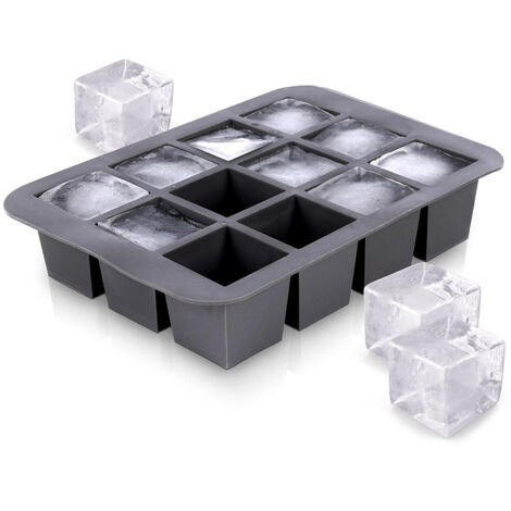 MOLDE DE SILICONA PARA CUBITOS DE HIELO MOLDE DE SILICONA PARA CUBITOS DE HIELO PARA BEBIDAS COCINA HIELO