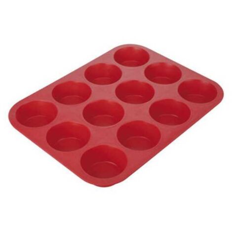 Molde de silicona para muffins, 12 unidades, Delicia Tescoma 629350