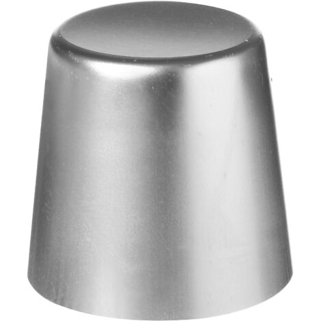 Molde liso de aluminio para cupcakes, 7 cm de diámetro, 6,8 cm de altura - Hendi 689806