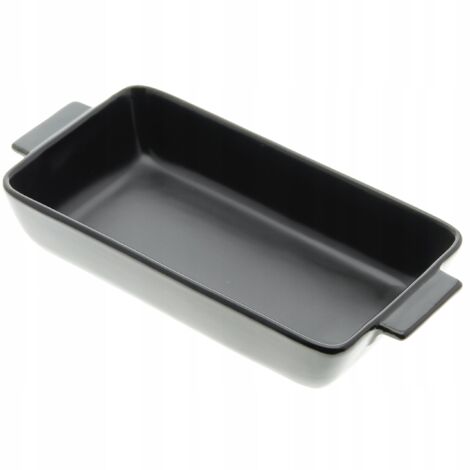 MOLDE PARA HORNEAR RESISTENTE AL CALOR RECIPIENTE DE PORCELANA NEGRA 0,5 L