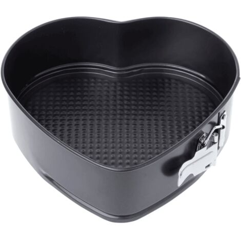 Molde para horno corazon Clip-Clap desmontable 23 cm Negro