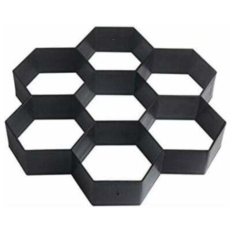 Molde para pavimento de hormigón de 29 x 29 cm, para camino, terraza, entrada, patio, jardín, bricolaje, camino de piedra
