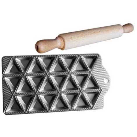 Molde para Ravioli Triangular 24 con Rulo Ottinetti