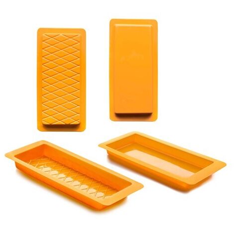 MOLDE TURRON 2SETS LISO ROMBO - 23X10