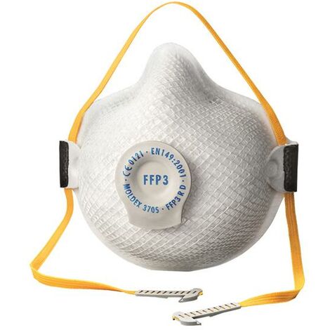 Moldex 370501 Air Seal FFP3 R D Valved Reusable Mask Pack of 8 MOL370501