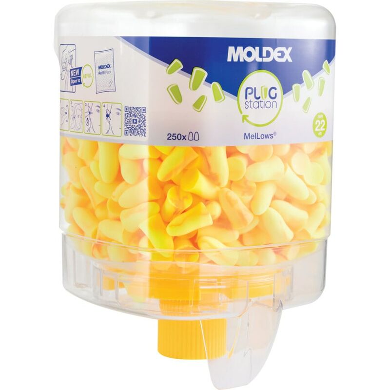 Moldex - 7625 Mellows Ear Plugs, Pack of 250