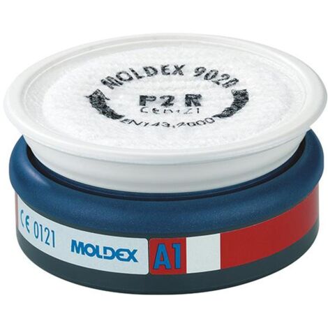 Moldex Kombifilter A1 P2, für  Serie 7000 + 9000, EasyLock®, organische Gase und