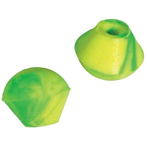 Moldex Replacement Foam Pods for Jazz-Band and WaveBand Earplugs 50 Pairs Yellow/Green SNR 27 dB