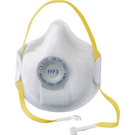 Lot De 10 Masques De Protection FFP2 NR D Moldex 2435 Smart Avec Valve Ventex - Sans Pince Nasale - Pour Particules