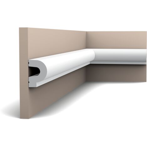 Moldura Cornisa Perfil de estuco Elemento Orac Decor P8060 LUXXUS decorativo para pared y techo 2 m