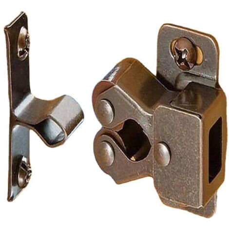 Moldura para puerta de armario, pestillo de resorte de cobre antiguo, ventosa para puerta de armario, hebilla de clip para puerta