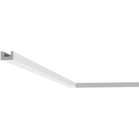 EFECTOLED Moldura para Tira LED 2m Scuaro Blanco