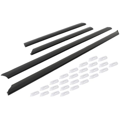 Molduras laterales INFERIORES Audi A4 95-01 Juego de 4 piezas + 26 clips