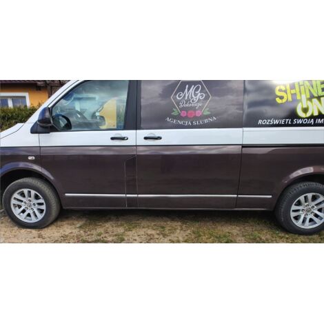 Molduras laterales largas cromadas para VW Caravelle Multivan T5