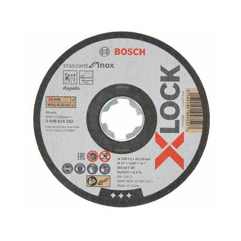 Bosch Accessories Standard for Metal 2608619778 Disco abrasivo 180 mm 1 pz.  Metallo