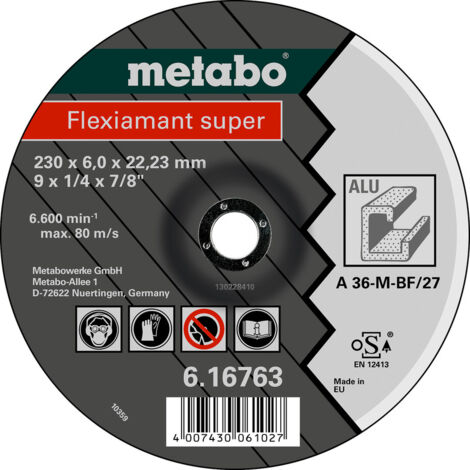 Mole Flexiamant super 125x6.0x22.2 alu Metabo