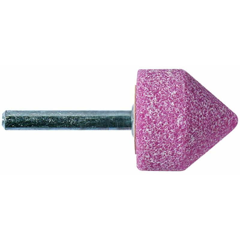 Rosver - Molette a punta 90° vetrificate rosa al