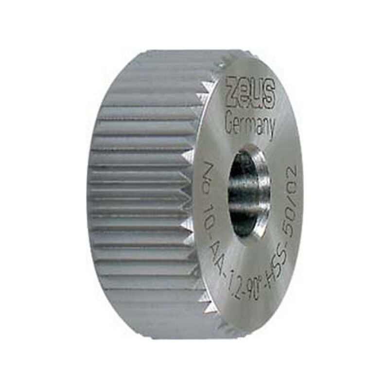 Zeus - Molette, forme aa parallèle à l'axe (droite), Molette d1 x Larg. : b x perçage d2 : 20 x 8 x 6 mm, Graduation 1,0 mm