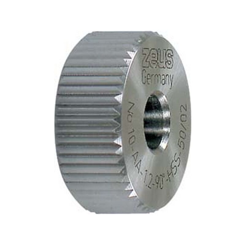 Zeus - Molette, forme aa parallèle à l'axe (droite), Molette d1 x Larg. : b x perçage d2 : 20 x 8 x 6 mm, Graduation 1,5 mm