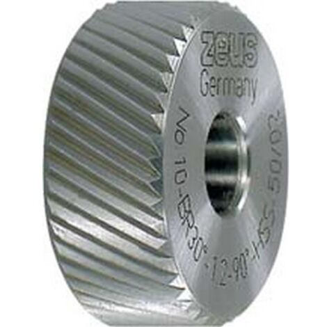 Molette, forme BR, hélice à droite (30°), Molette d1 x Larg. : b x perçage d2 : 20 x 8 x 6 mm, Graduation 1,5 mm
